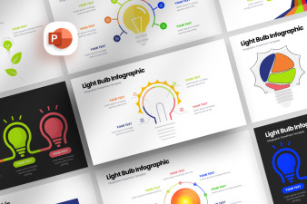 Light Bulb - Infographic Presentation Template